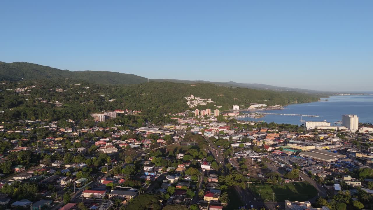 Wide View Of Ocho Rios From Above