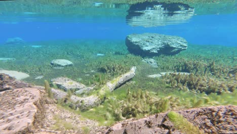 underwater the clearest lake in the world