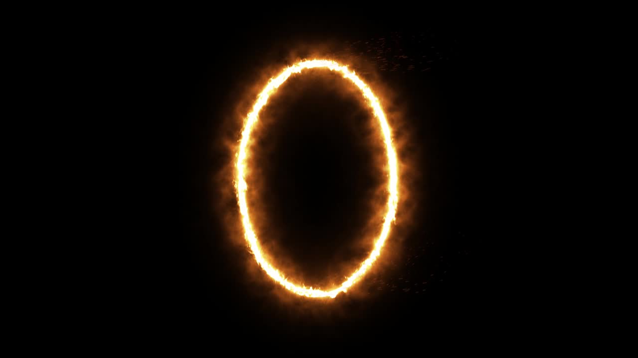 marco de elipse fondo animado. renderizado en 3d.