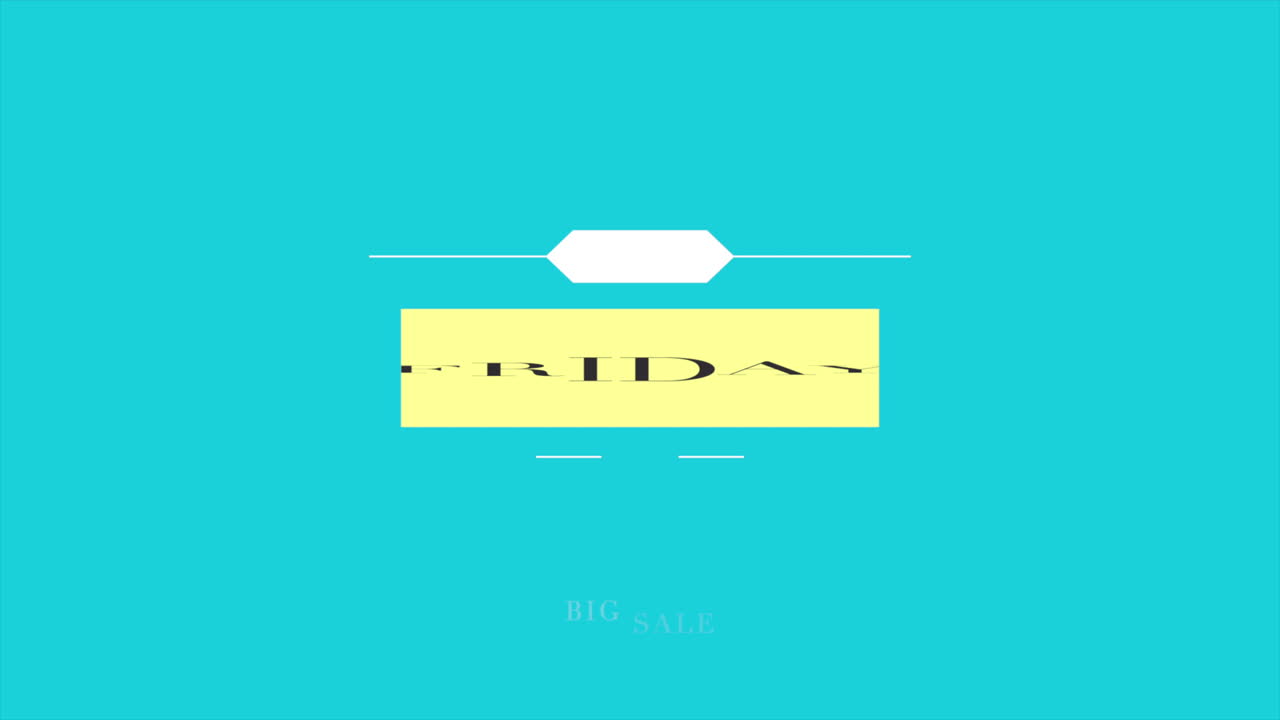 현대 블랙 프라이데이와 큰 판매 텍스트는 파란색 그라디언트에서 프레임에 있습니다.