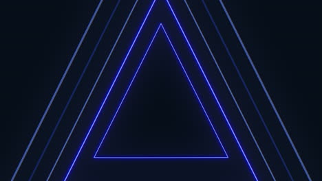 azul brillante una luz de neón sobre un fondo negro