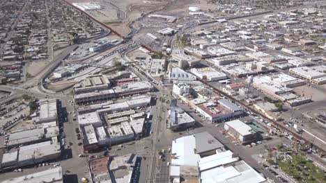 Drone-flying-slightly-to-the-right-over-Mexico-aside-the-border-of-the-United-States-of-America