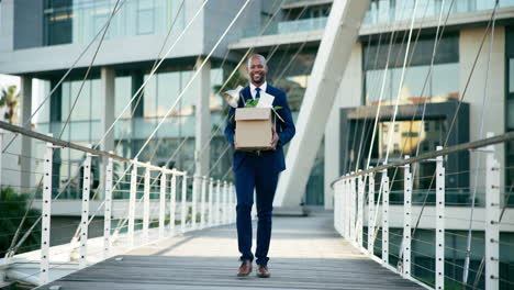 businessman leaving job