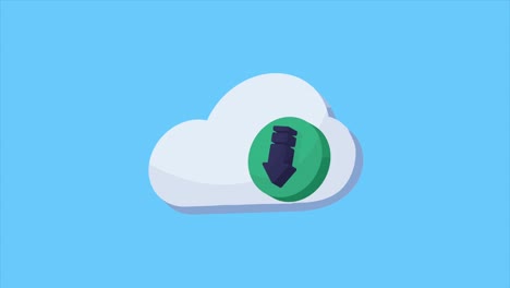 cloud download icon