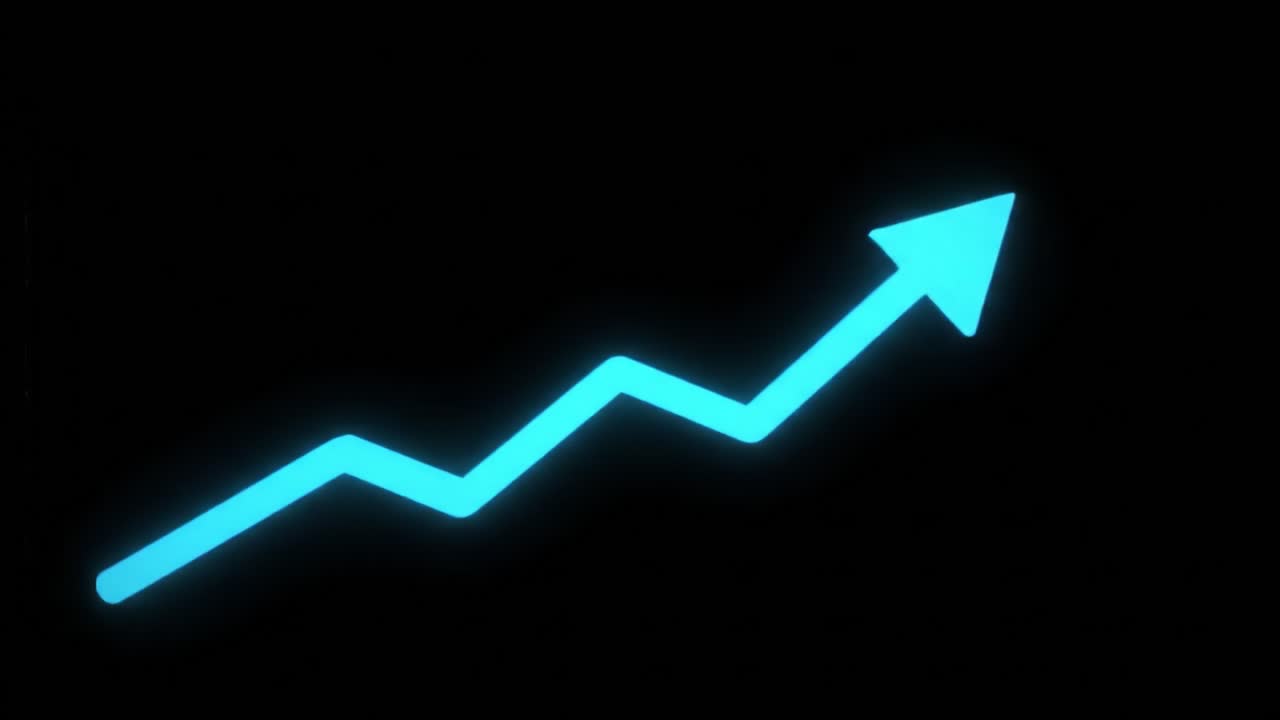 Upward Trend Graph Illustration