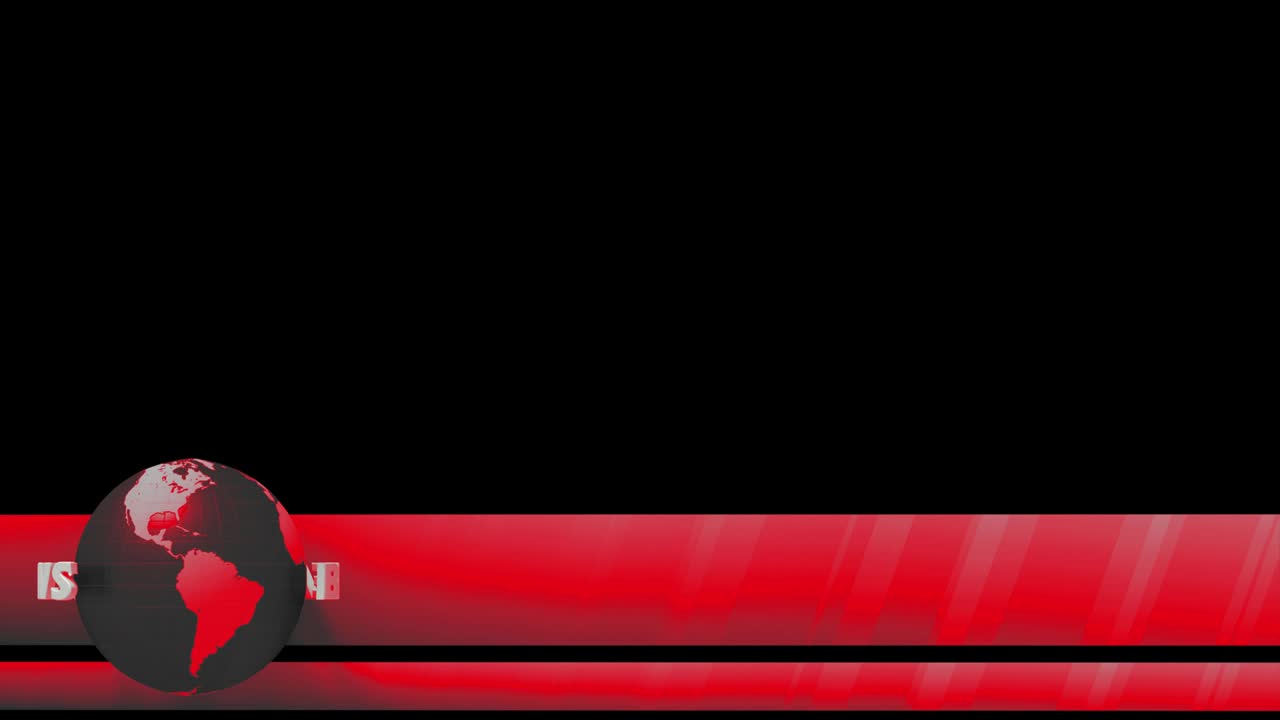 noticias de última hora mundo globo tercio inferior tercero chyron tercero bucle 4k