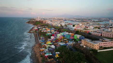 flying by la perla in puerto rico