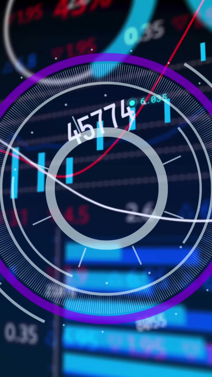 Animation of data processing over scope scanning