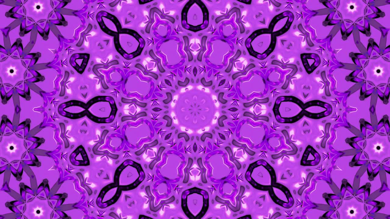 3d en bucle abstracto ornamentado fondo decorativo. hipnótico caleidoscopio de moda.