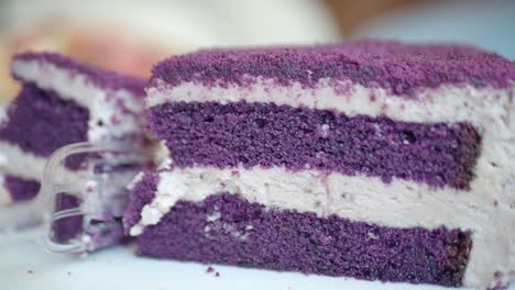 purple yam cake