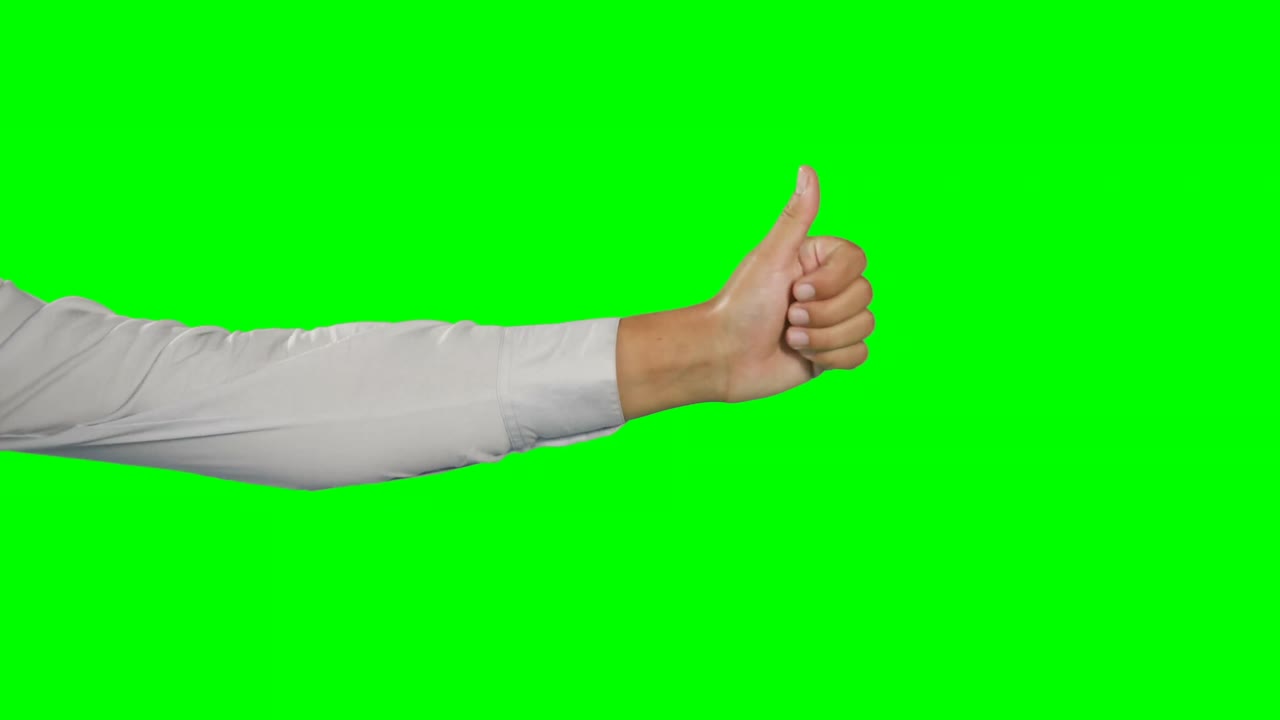 미래의 디지털 화면을 사용하여 손의 클로즈업