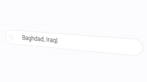 Buscando-Bagdad,-Irak-En-La-Web