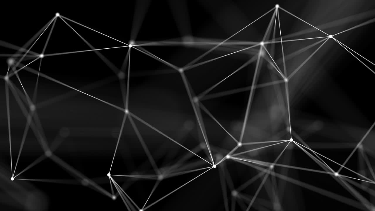 Plexus abstract network titles technology digital Loop background.