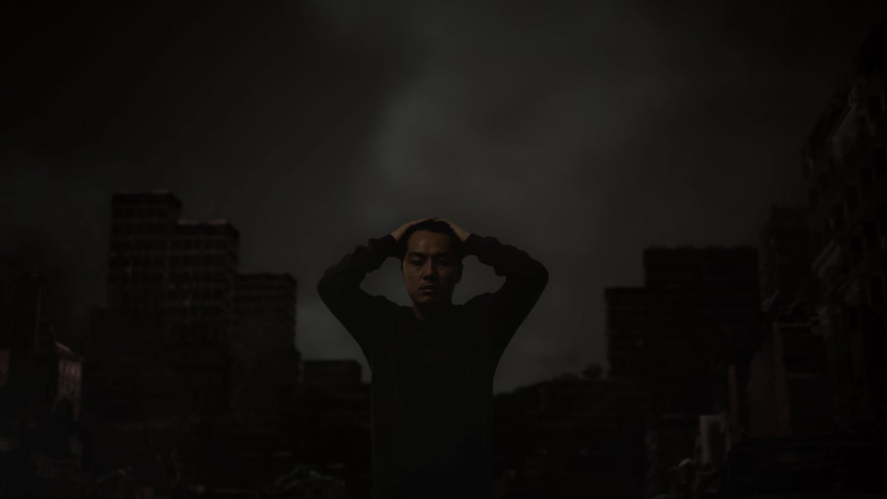 desesperación en una ciudad post-apocalíptica