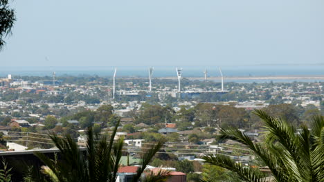 Ciudad-De-Geelong,-Australia-Desde-La-Distancia