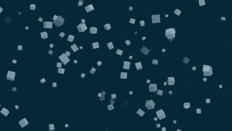 animación de formas en movimiento sobre fondo negro