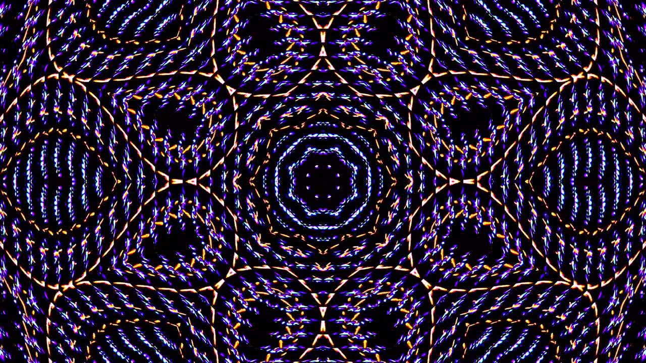 Bright abstract light governing full color, kaleidoscope