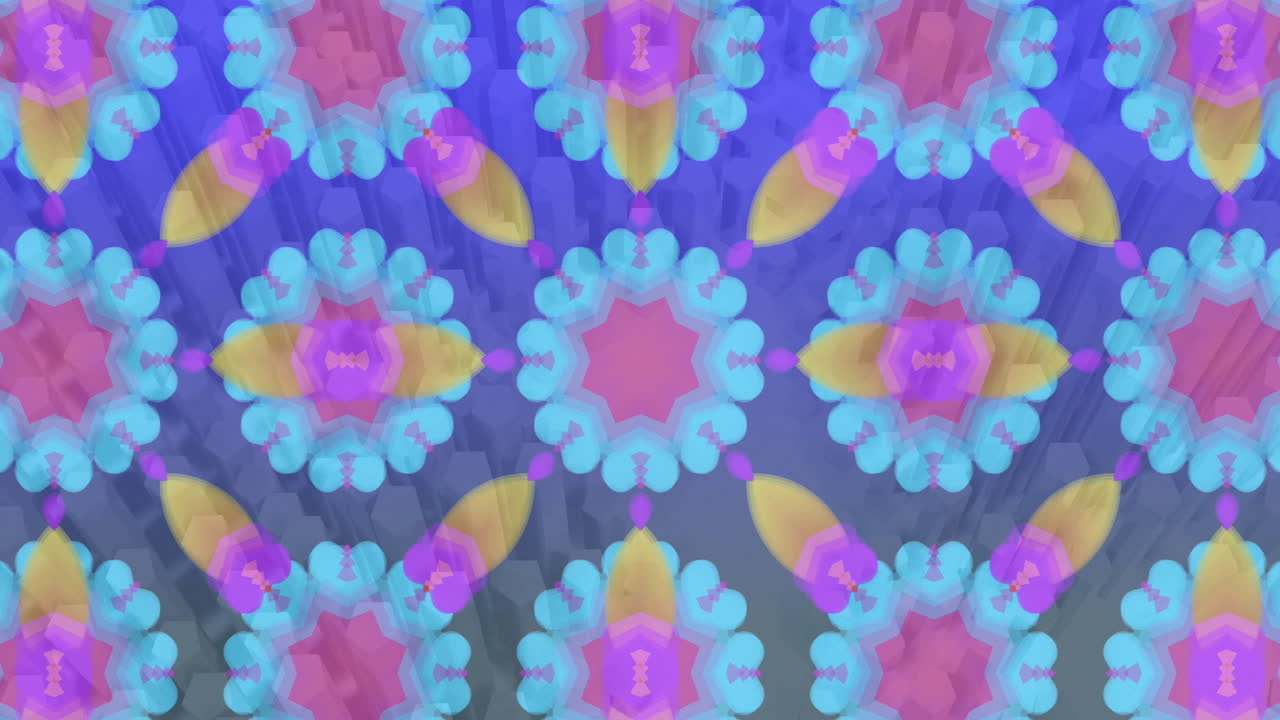 animación de columnas en movimiento sobre formas en movimiento