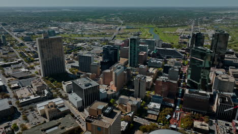 downtown fort worth aerial view