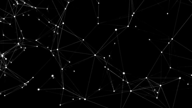 Sfondo di rete digitale, comunicazione e tecnologia.
