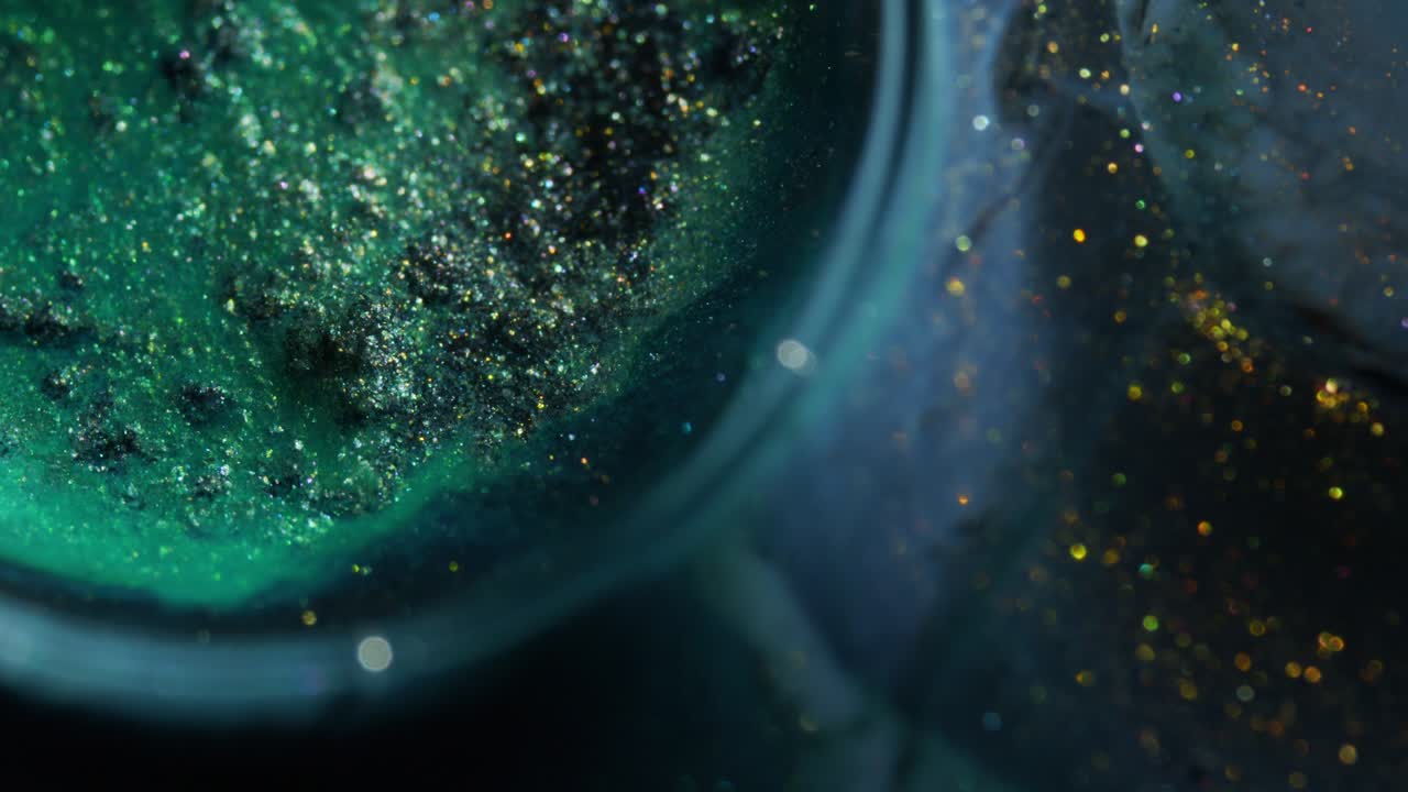 액체 예술 회화 영상.