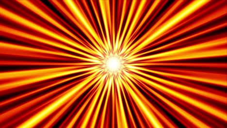 rayos de luz de fuego brillantes
