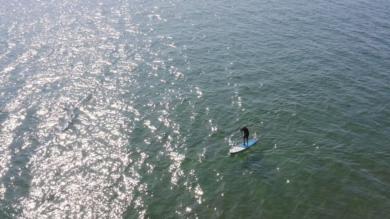 paleta de remo navegación marazion aguas cornualles antena