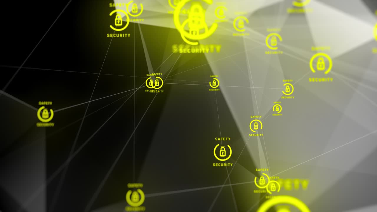 tecnología de seguridad, diseño de fondo de protección de red