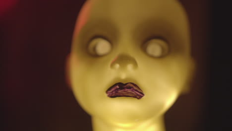 halloween puppet with no eyes - yellow and scary 01