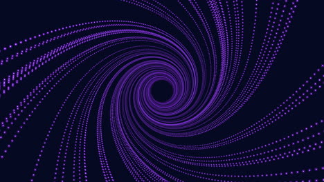 vibrant purple spiral dynamic movement on black background