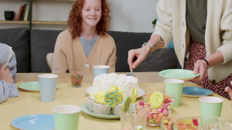 children at birthday party