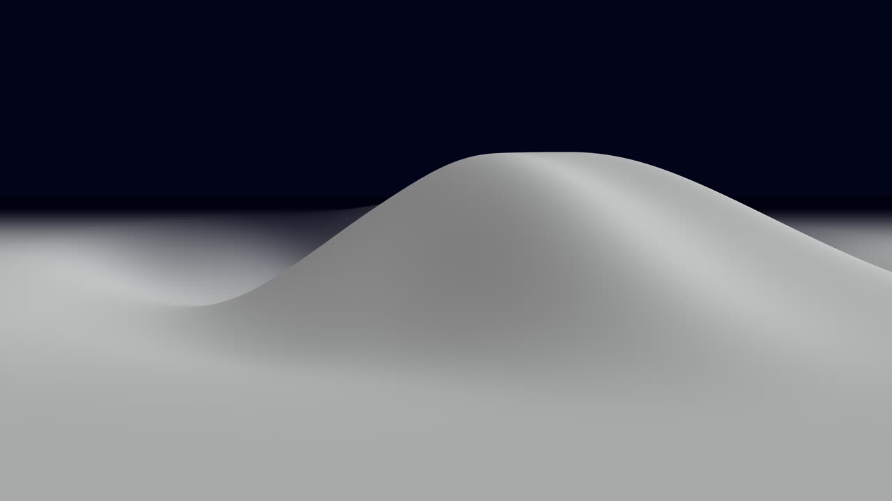 Liquid and elegance white waves on black gradient