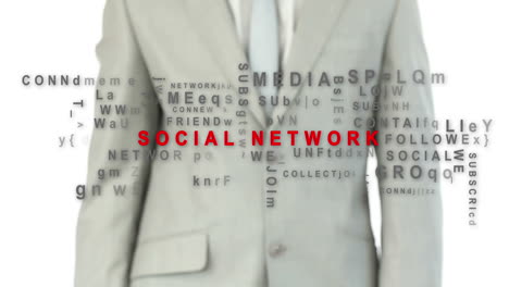 Business-man-pushing-the-social-network-button