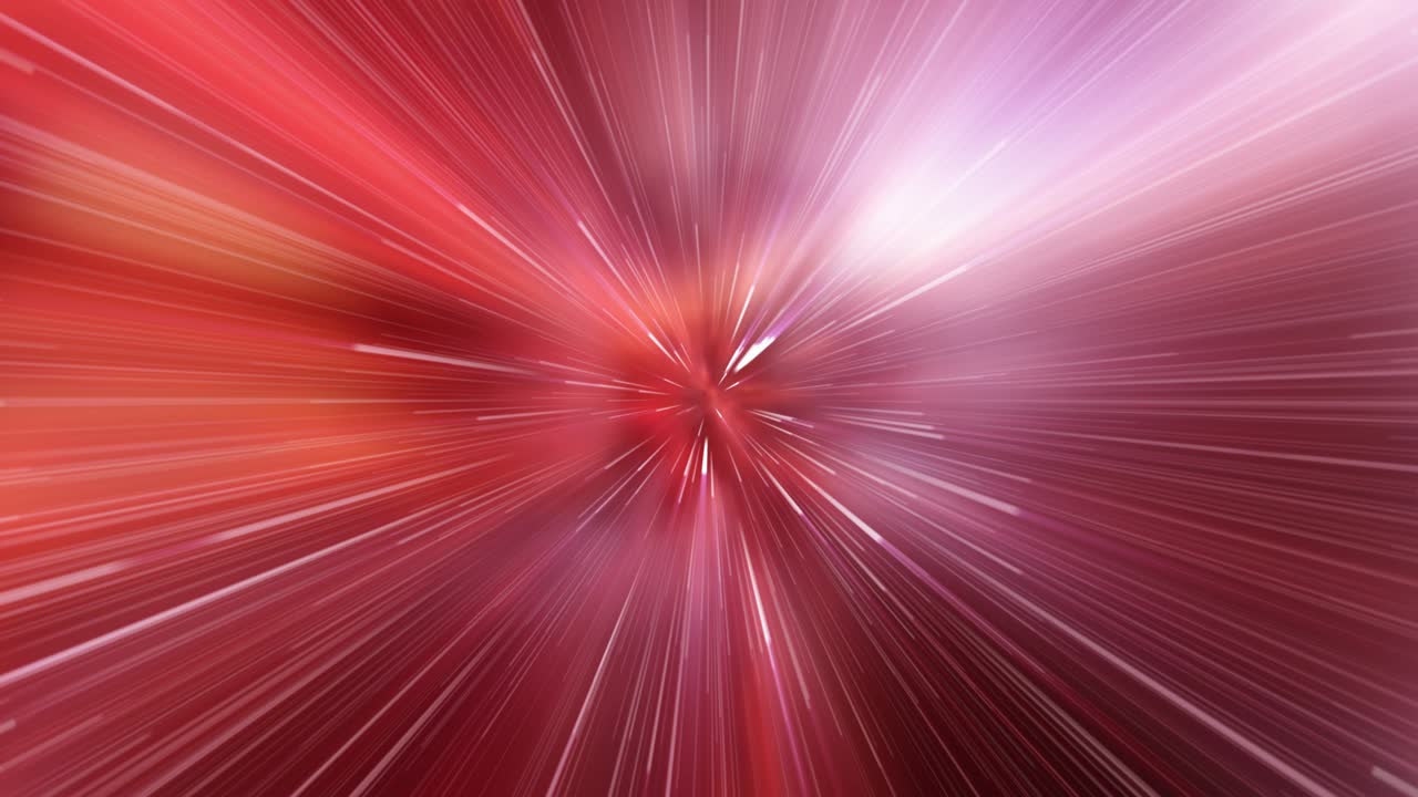 4k 3d abstracto bucle sin costuras hiper salto a otra galaxia. velocidad de la luz, rayos brillantes de neón en movimiento. viaje en el espacio profundo moviéndose a través de las estrellas efecto. velocidad de curvatura de la galaxia movimiento gráfico en bucle.