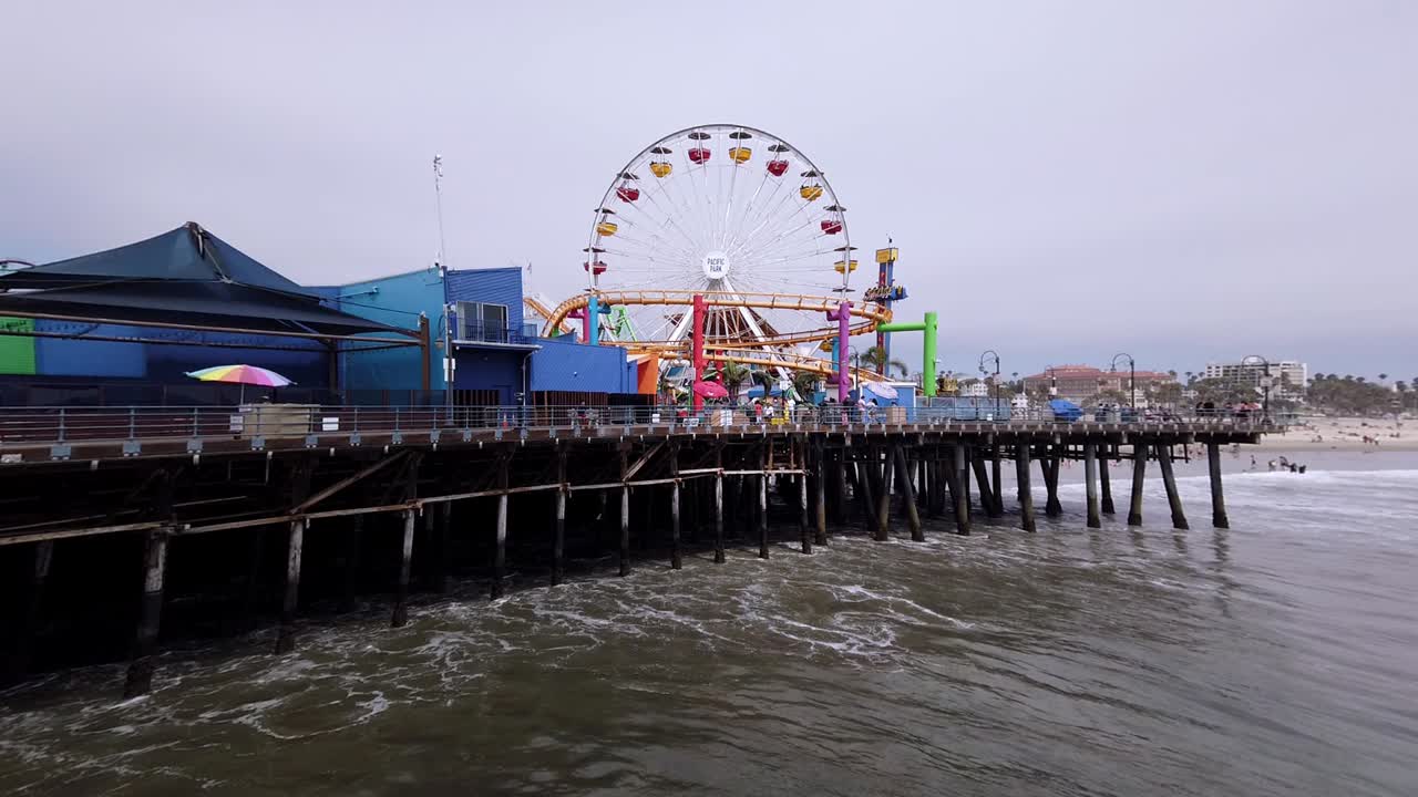 The Carnival of Santa Monica Pier, California.