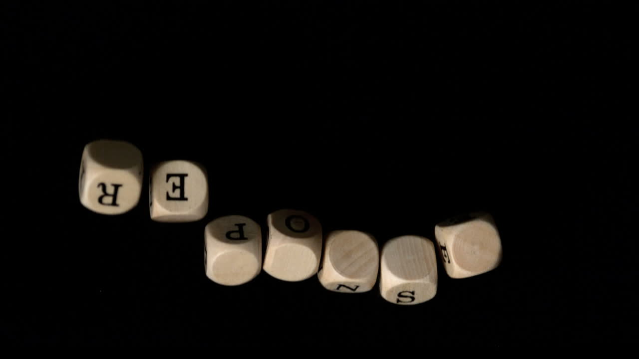 los dados de respuesta caen juntos.