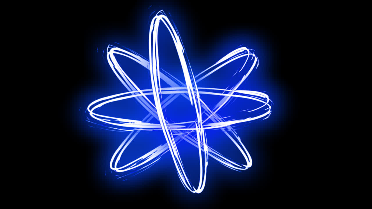 Premium stock video - Cartoon hand drawn magic shape element neon ...