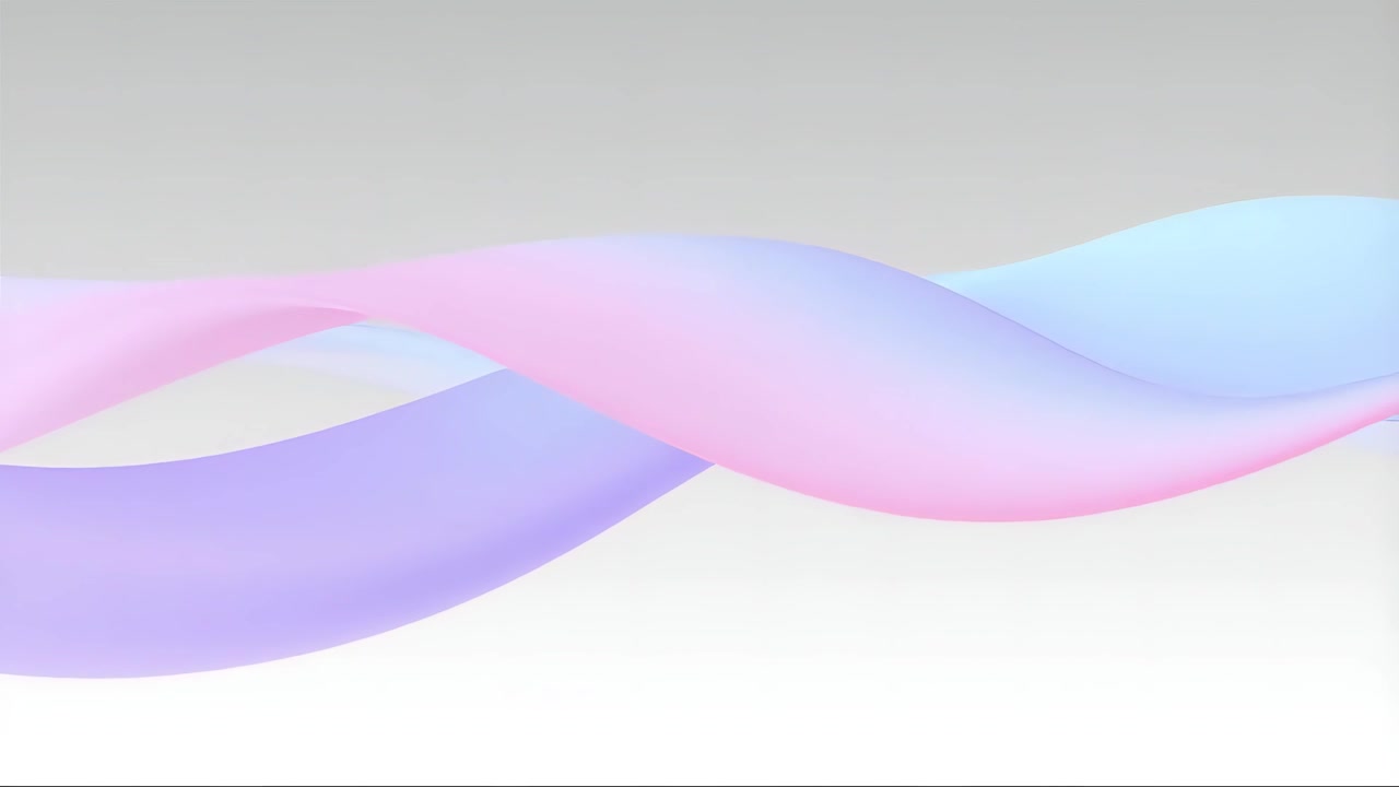 Sfondo Minimalista Astratto con Onde in Movimento 4K