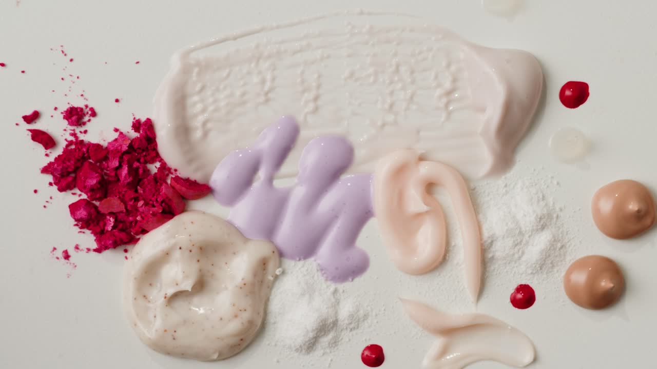 Various skincare and makeup products