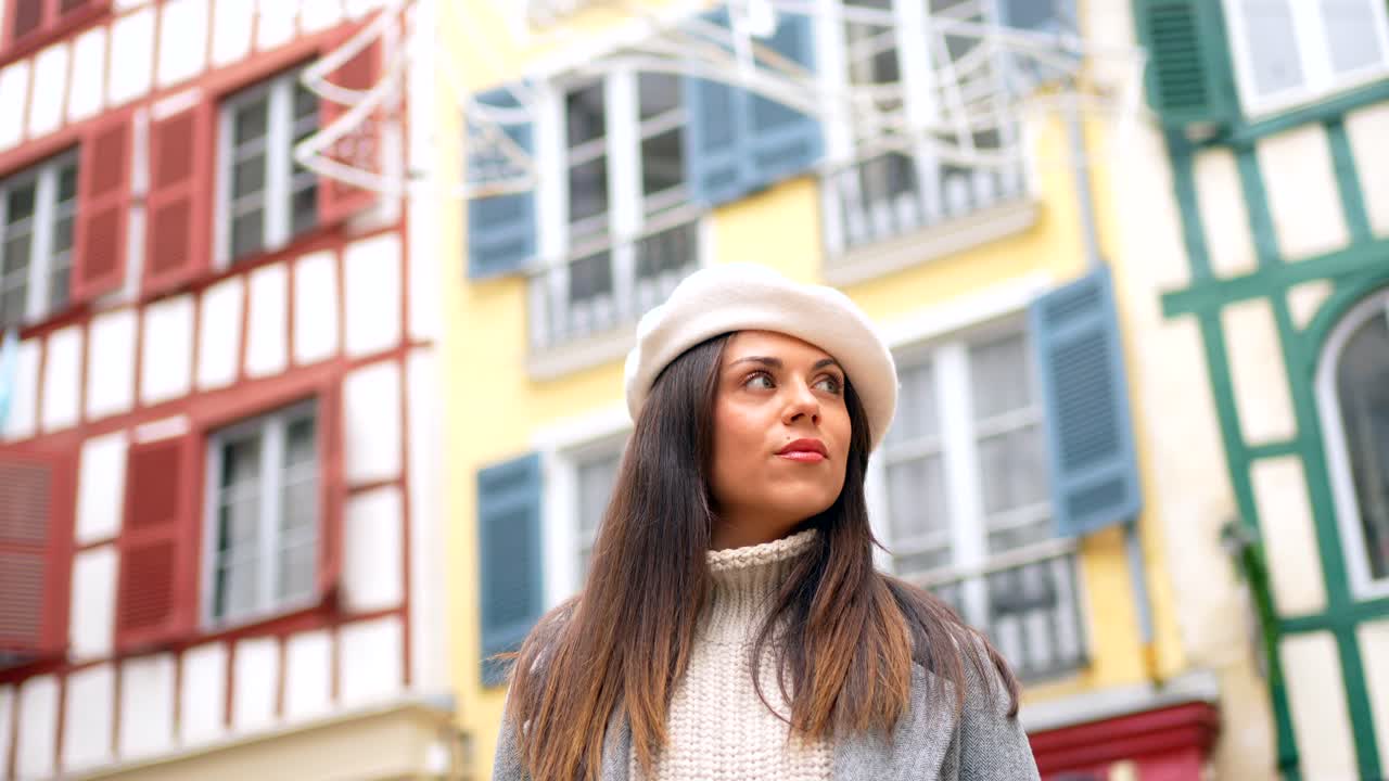 Mulher de boina em Bayonne