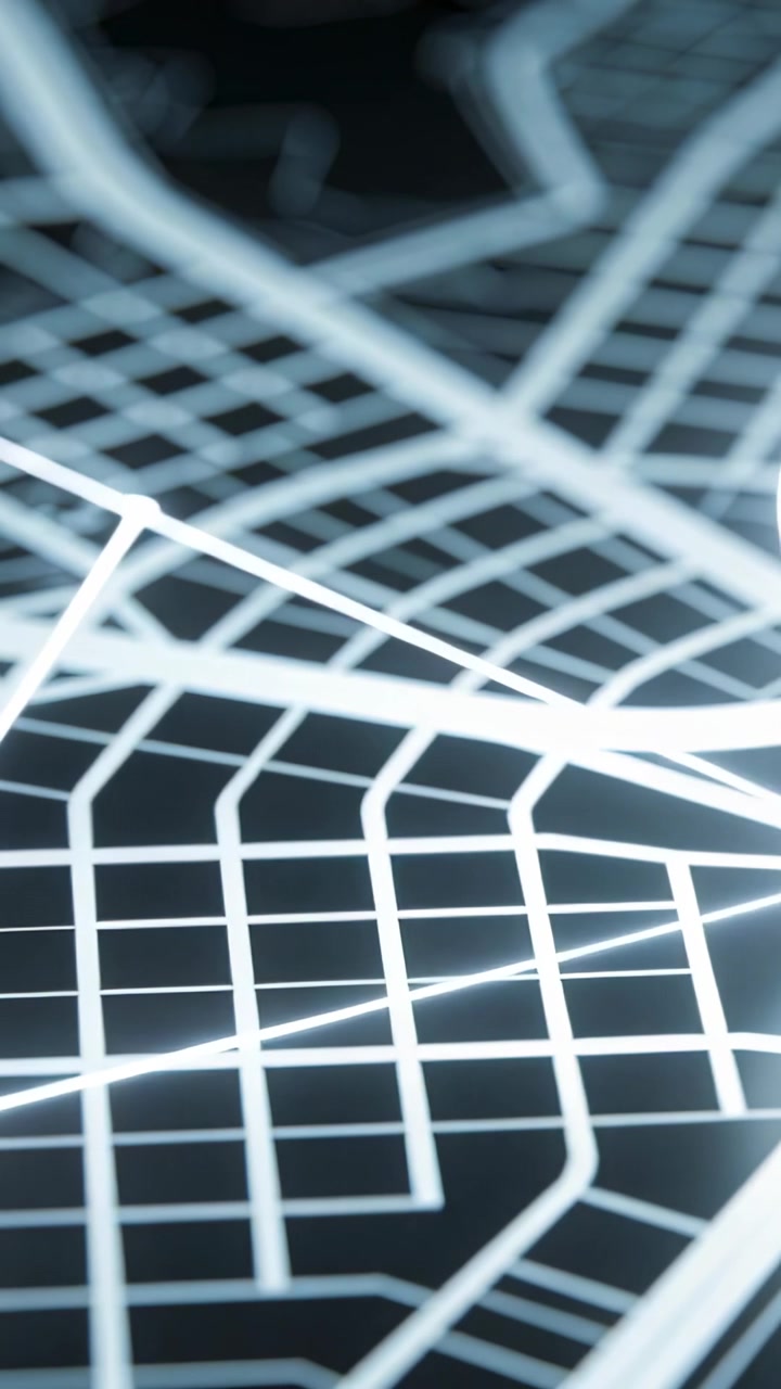 Vertical video: Sliding camera revealing backlit grid in dark lab, showing streak, ring highlight
