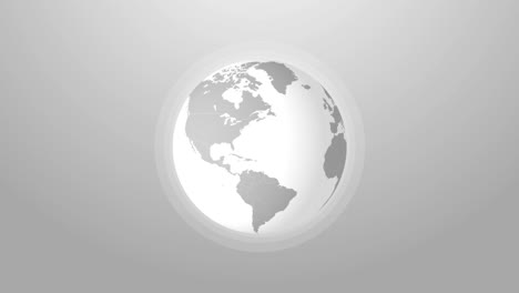 digital data globe - abstract 3d rendering of a scientific technology data network
