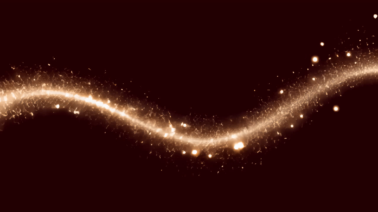 Sparkling cosmic stars in darkness animated overlay, transparent 4K video, alpha channel, ProRes