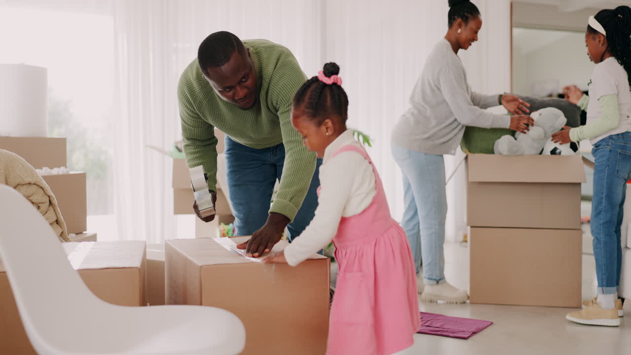 Moving, help and learning with black family