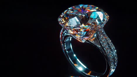 Close-up of a Beautiful Diamond Ring