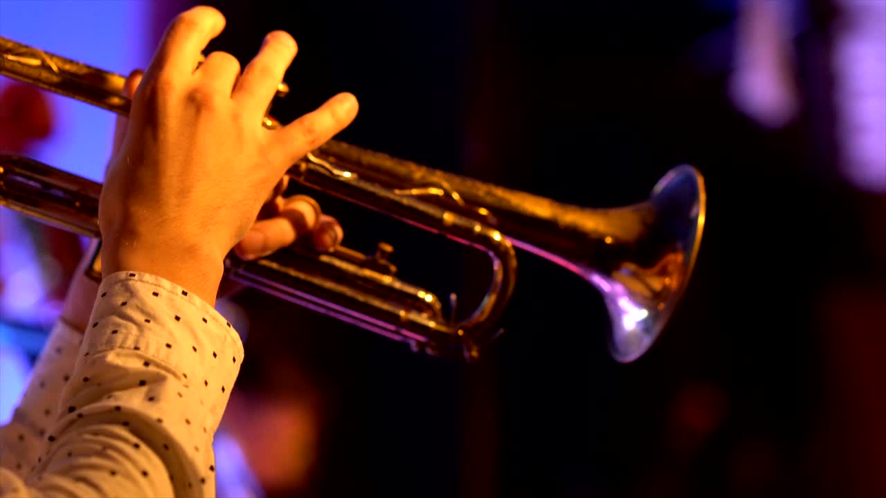 Jazz trumpet player