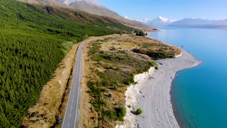 vista panorámica del hermoso paisaje de nueva zelanda