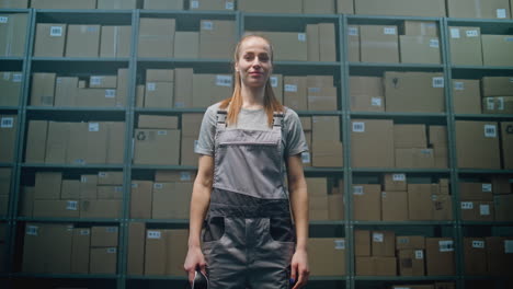 warehouse worker portrait