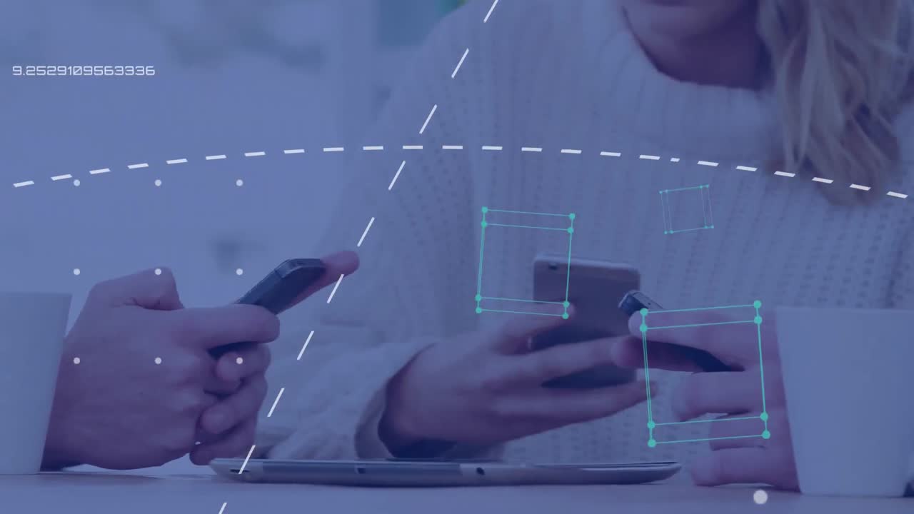 전자 장치를 사용하는 중간 계층에 대한 데이터 처리