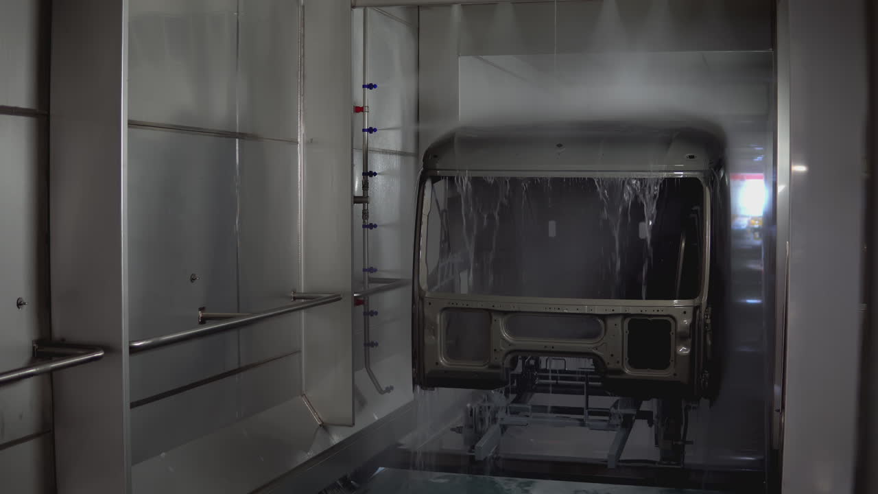 트럭 택시 세척 및 페인팅 공장